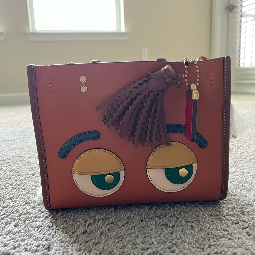 Coach Coachies Rogue 25 In Signature Textile Jacquard - Dreamie Style CC396 NWT